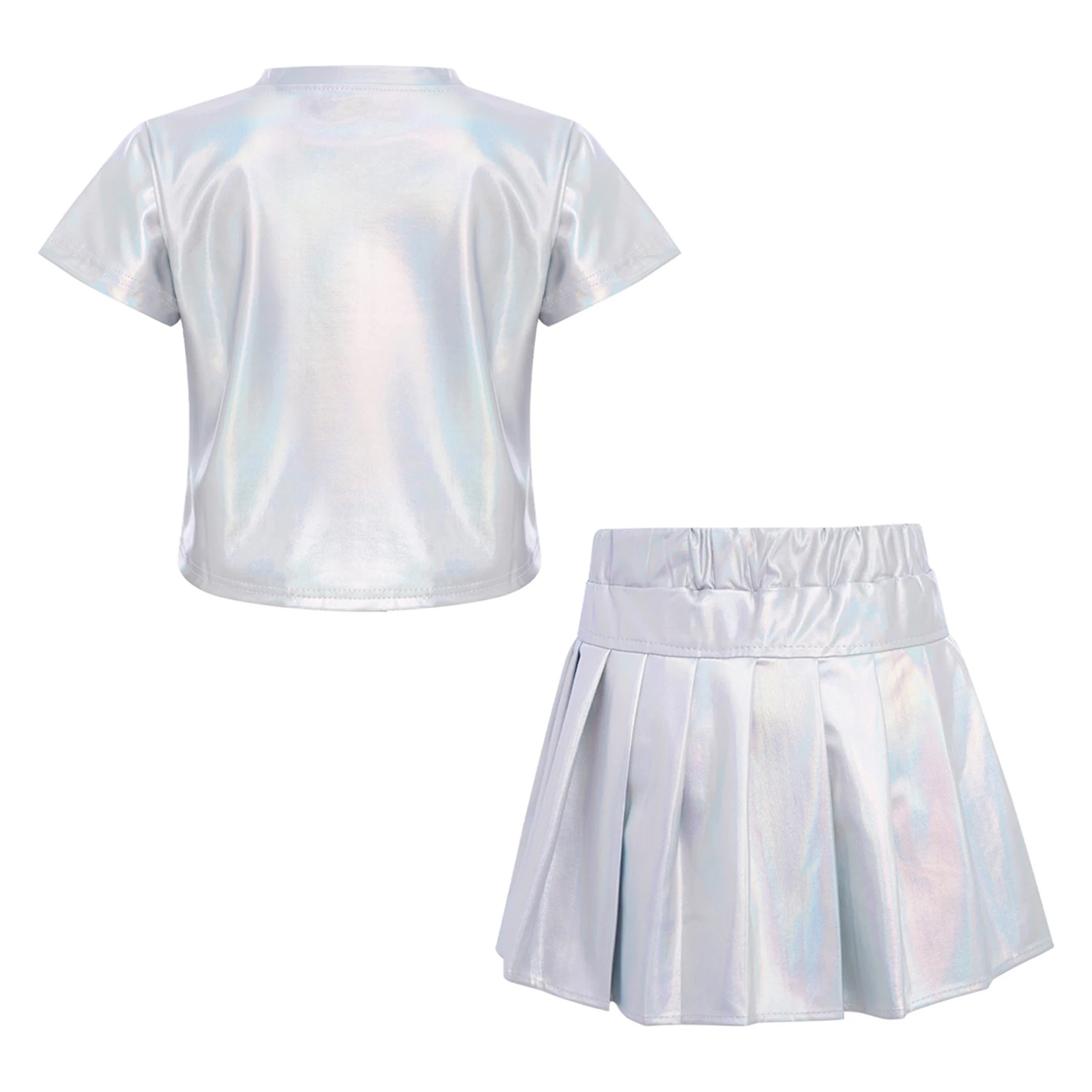 Conjunto Hip Hop Niña Camiseta Manga Corta + Falda Urbana - alternate angle