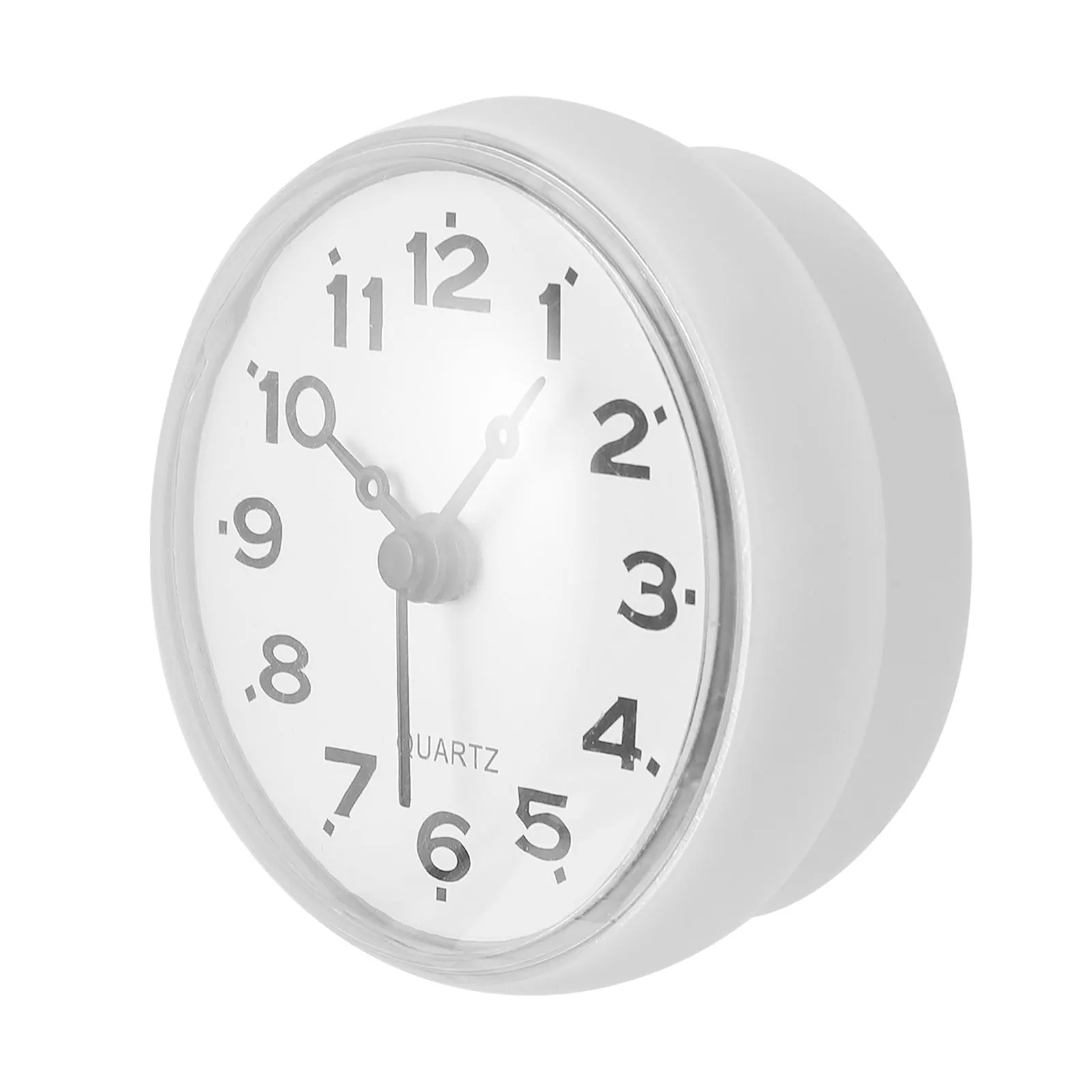 Sucker Clock Operated Suction Cup Outdoor Silent Bathroom Wall Waterproof Pvc Bathroom Wall Clock Bathrooms And Kitchens