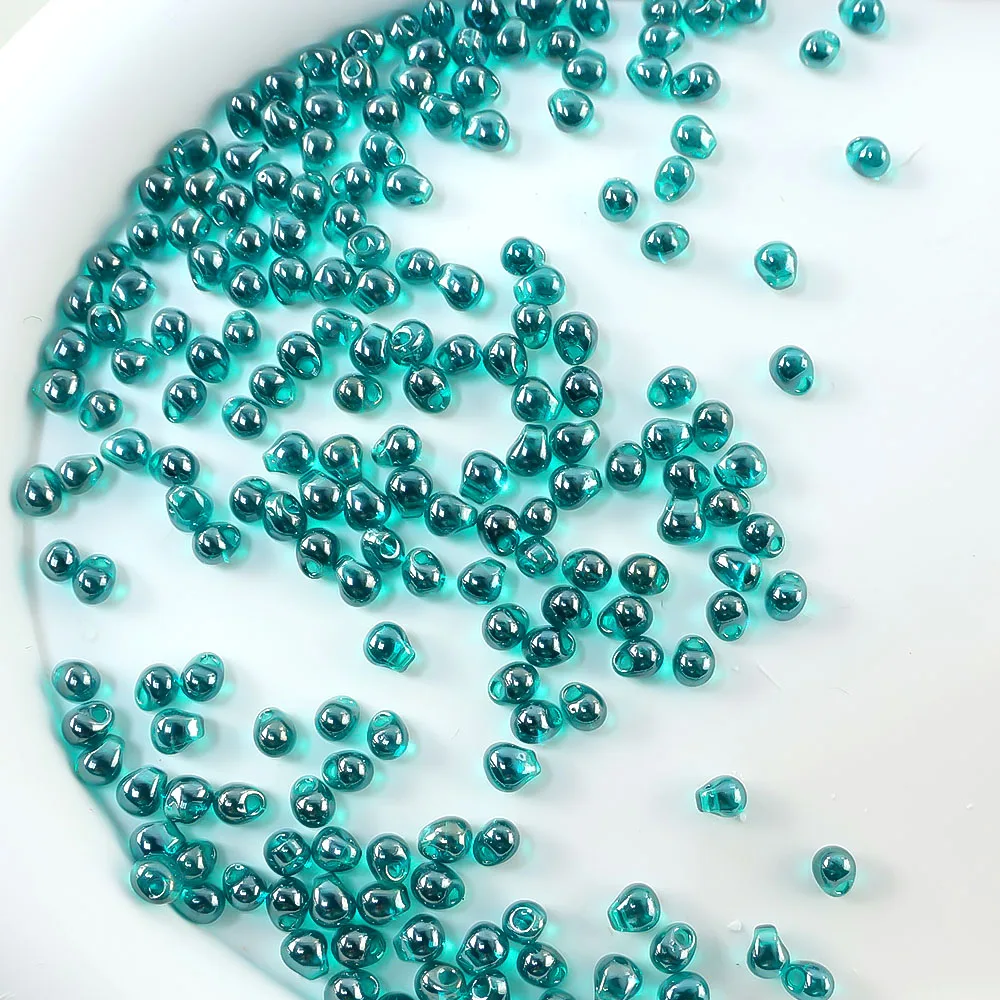 10 g/Röhre Miyuki transparente Wassertropfenperlen, importiert aus Japan, Schmuckzubehör, das zur Herstellung handgefertigter Armbänder und Halsketten verwendet wird. – Detail 13