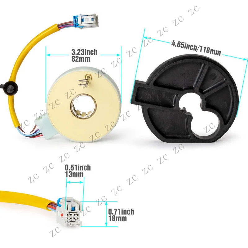 S+ Power Steering Torque Rotation Sensor New For 2008-2012 Ford Escape CL8Z-3F818-A