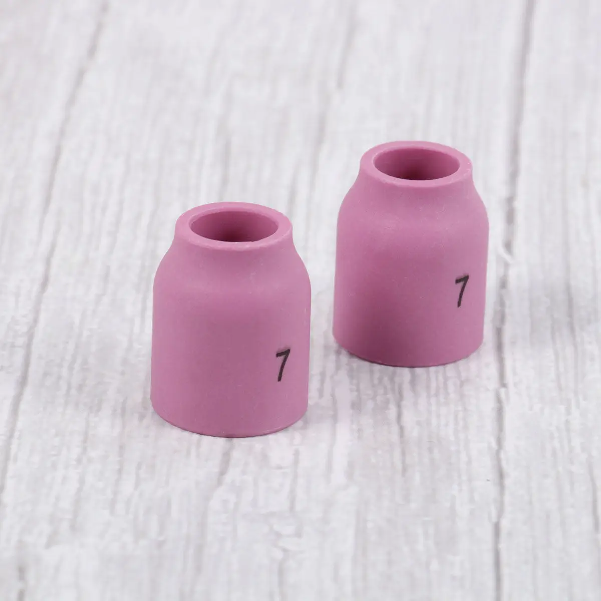 10Pcs Argon Arc Welding Nozzle Ceramic Tig Nozzle 53n61 Style High Precision Low Burn-Loss for Professional Welding Torch Parts