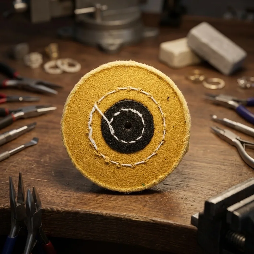 Accessories for durable Equipment Polishing Wheel 3/4/5/6/7/8 inch Buffer Cotton Cloth Jewelry Metal Supply Tools Wood