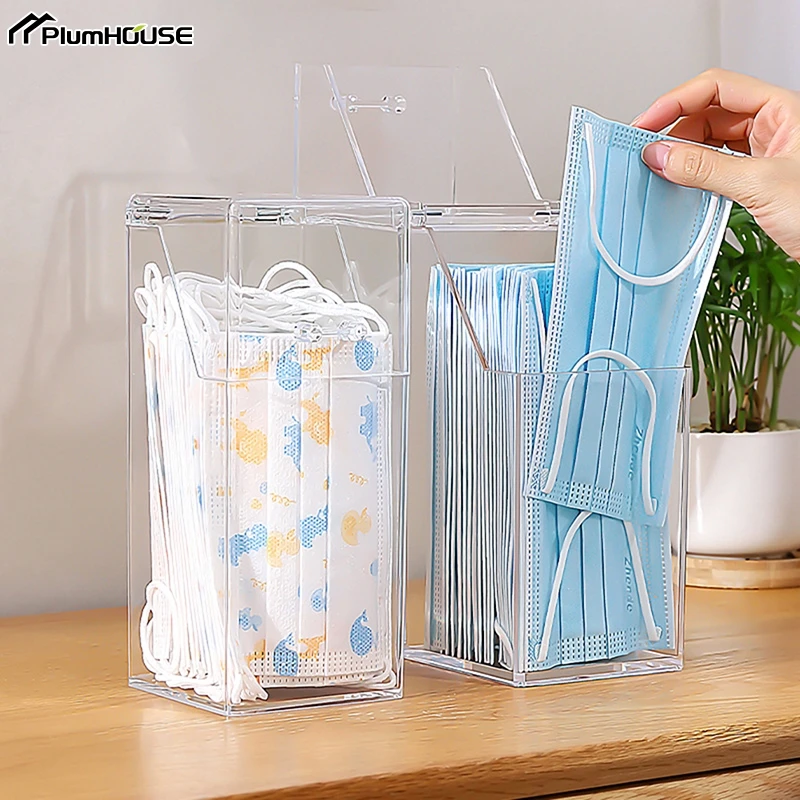 Mask Storage Box Wet Tissue Box Baby Wipes Dispenser Holder Household Dust-proof Tissue Box With Lid Kitchen Seal Design