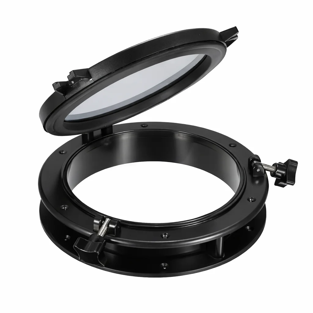 Marine Hardware Accessory Plastic, ABS Plastic + Tempered Glass Yacht Marine Replacement Accessory Deck Mount Watercraft Fishing