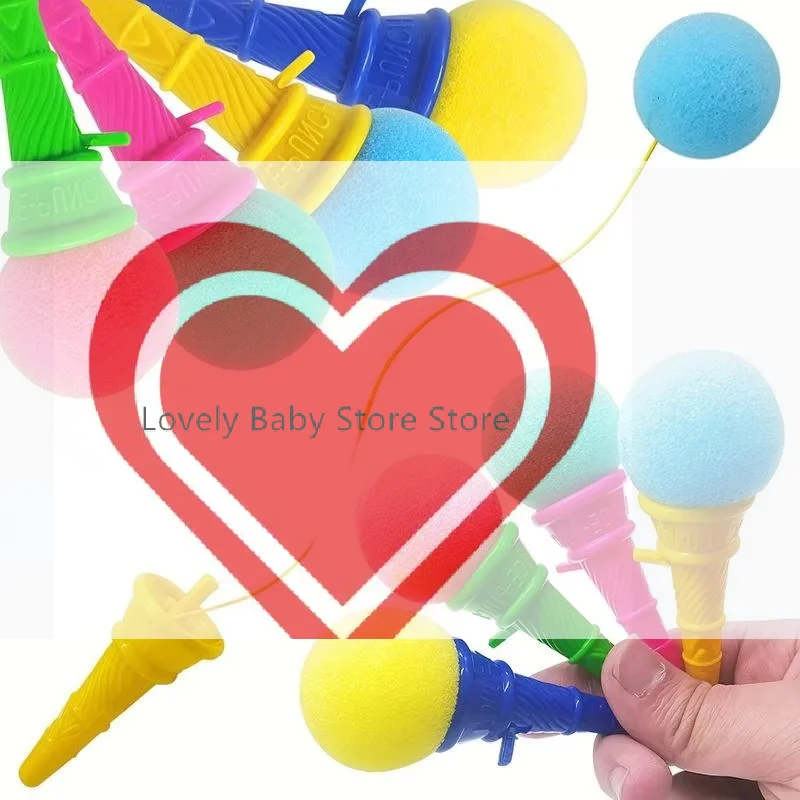 

【BS】1/2 Pack Ice Cream Foam Shooter Toys Bright Multicolor Soft Safe For Kids Birthday Outdoor Play