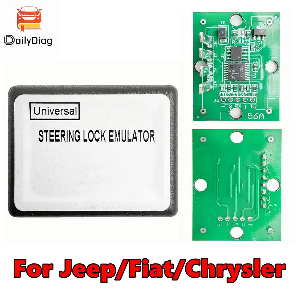 Универсальный эмулятор блокировки рулевого управления для Jeep, Fiat, Chrysler 5026788 Проблема с замком рулевой колонки AD Универсальный эмулятор блокировки рулевого управления для Jeep, Fiat, Chrysler 5026788 Проблема с замком рулевой колонки AD