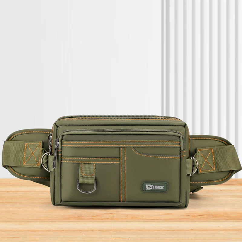 حقيبة خصر متعددة الوظائف - حزام كتف قابل للتعديل، حقيبة صدر بتصميم جيوب متعددة، مناسبة للمشي في الهواء الطلق، cyc #4