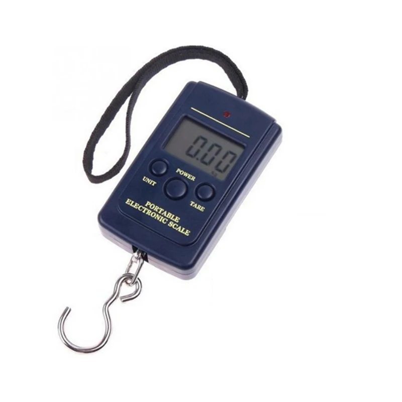 Portable Pocket Scales 40kg 10g Mini Electronic Digital Scale Hanging Fishing Hook Pocket Luggage Weighing Scale