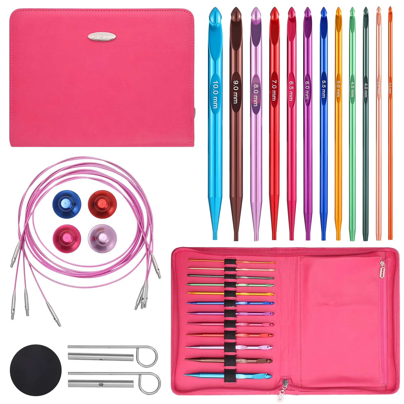 

tunisian crochet hooks set