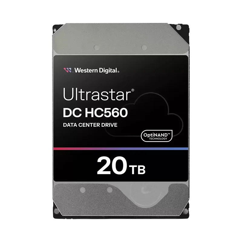 WD Ultrastar DC HC560 HDD 20TB 7200rpm 512MB 3.5 Inch Internal SATA SAS Server Hard Disk Drive