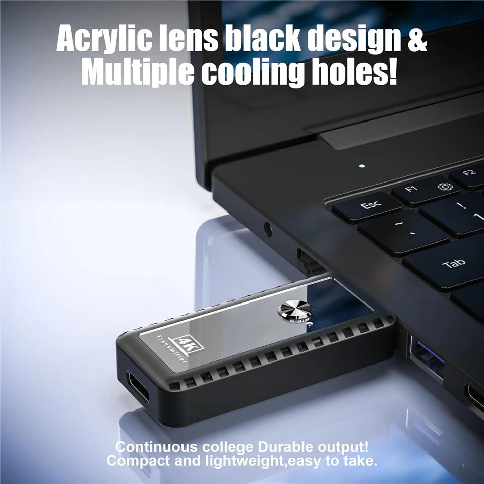 Navceker 5 جيجا هرتز لاسلكي HDMI جهاز ريسيفر استقبال وإرسال 4K 30 هرتز 1080P HDMI لاسلكي نقل الفيديو موسع 100ft طقم HDMI لاسلكي