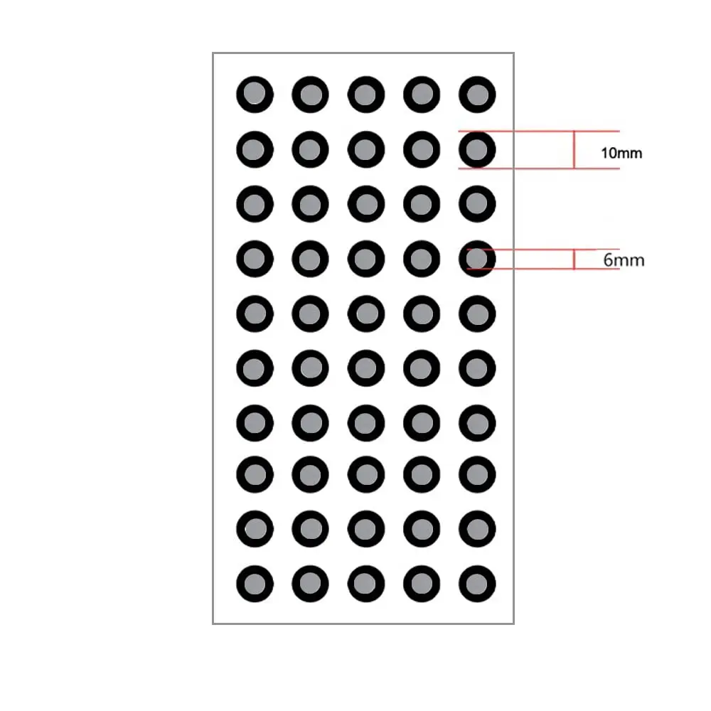 5 SZTUK/10 SZTUK 100 punktów Revopoint 6.0 mm Punkt referencyjny do skanowania 3D Markery odblaskowe Highiy do skanera 3D