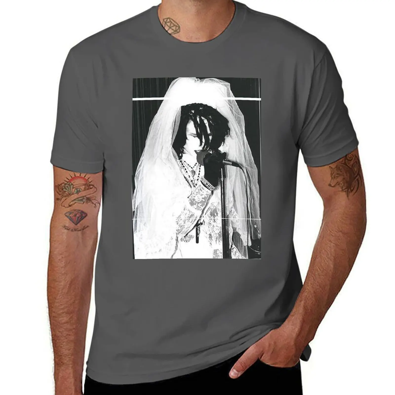 Футболка с принтом Rozz Williams Bridal Outfit в стиле стритвир