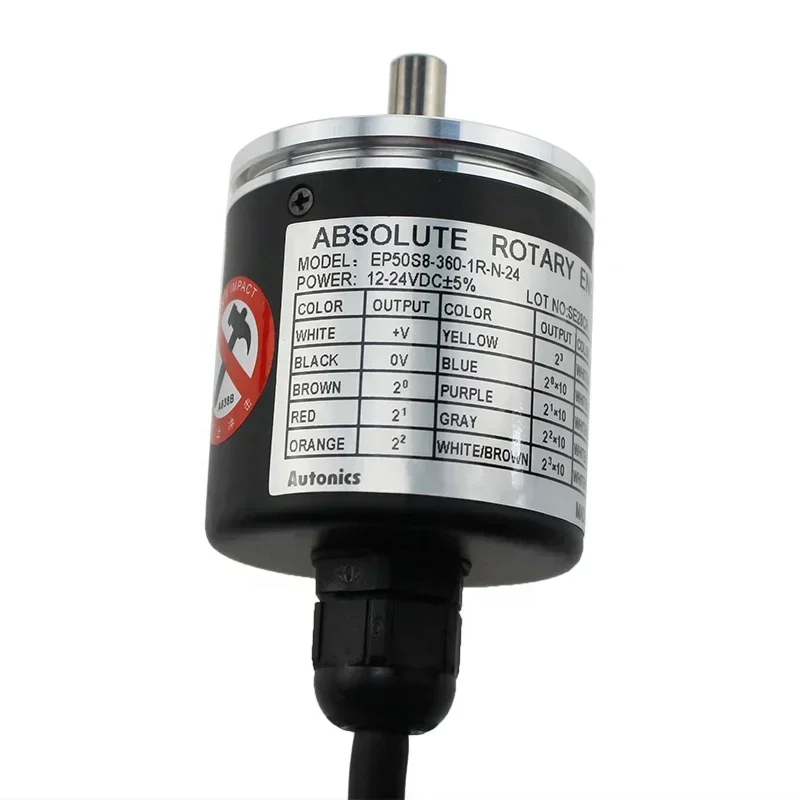Autonics encoder EP50S8-360-1R-N-24 360ppr Shaft type absolute rotary encoder