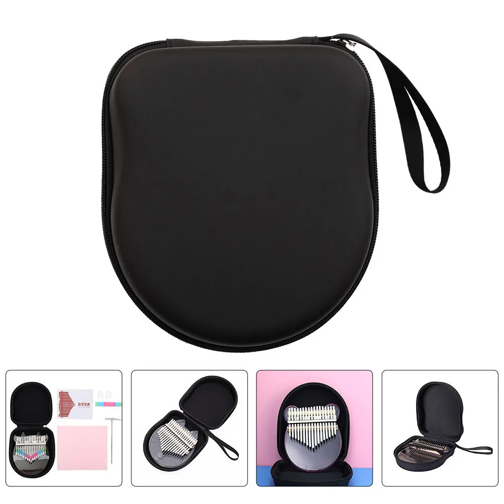 

Crystal Thumb Piano Case Thickened Eva Storage Bag Durable Portable Finger Piano Pouch Kalimba Carrying Bag Instrument Case