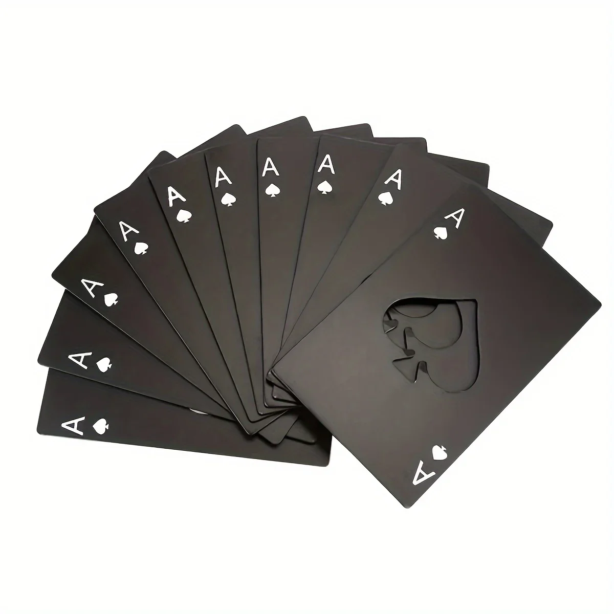 10pcs Poker Card Bottle Opener Ace of Spades Bottle Opener for Wallet and Pocket Metal Beer Opener Wedding Favors for Guests