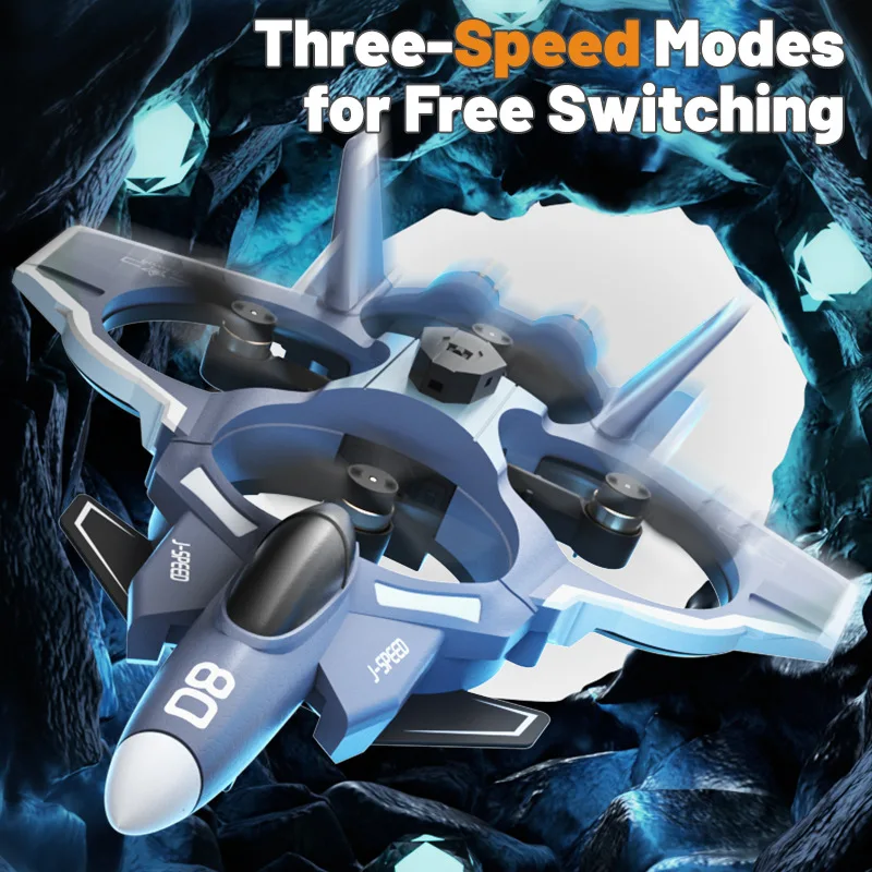 Nuevo Rc avión Dron juguetes para niños aviones de Control remoto espuma Quadcopter acrobacias helicóptero estrella vuelo luchador 5-14 años niño