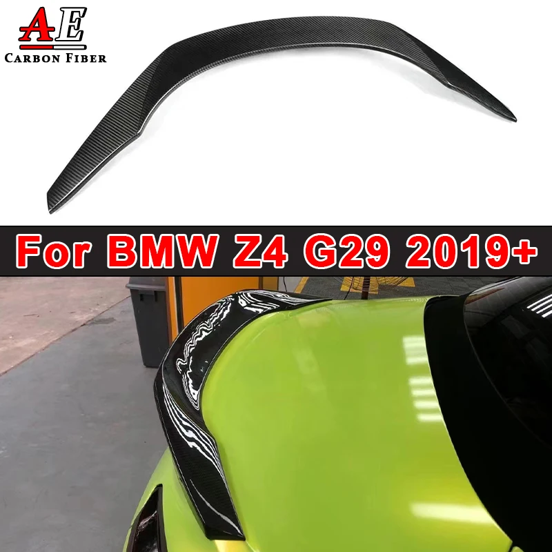 Carbon Fiber Rear Trunk Lid Spoiler For BMW Z4 G29 2 Door Coupe 2019+ TRD Style Rear Trunk Boot Spoiler Tail Wing Body Kit