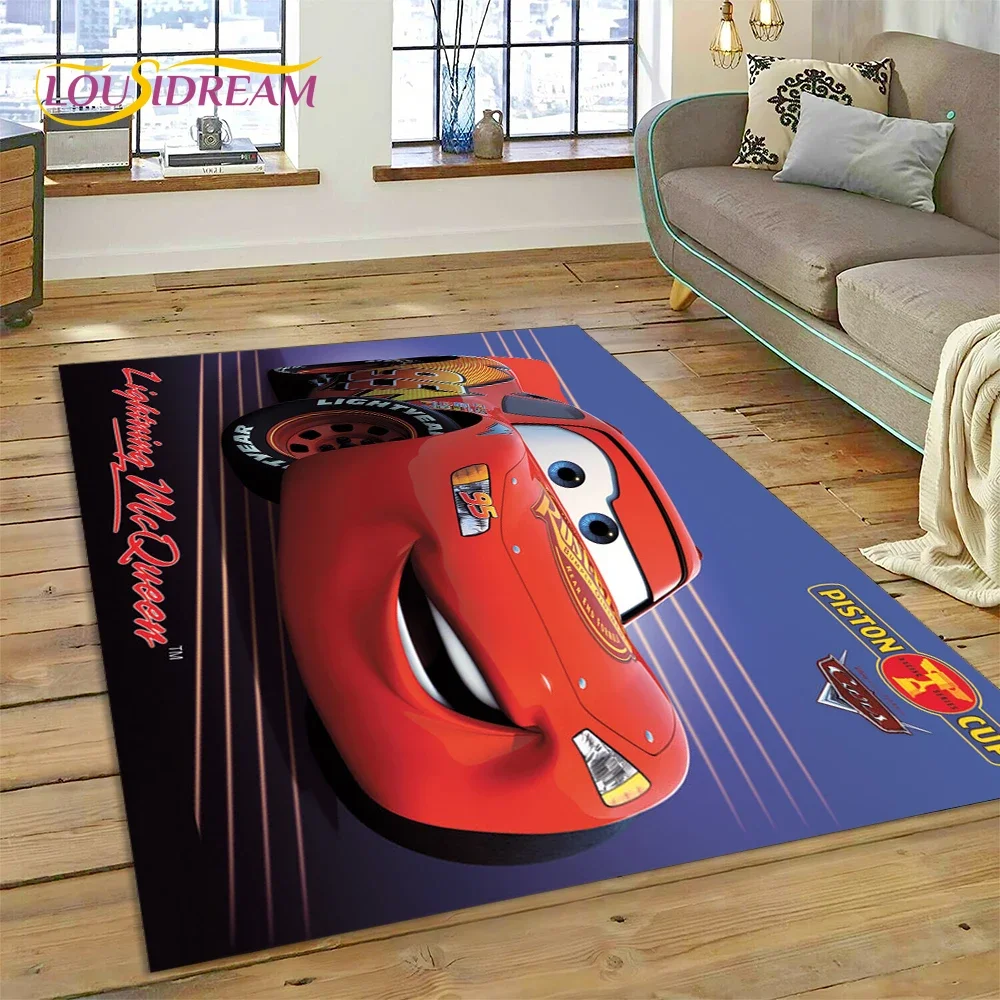 27 Style Cars McQueen Racing Cartoon Rug Carpet for Living Room Bedroom Home Decor,kids Non-slip Decoration for Sofa Doormat