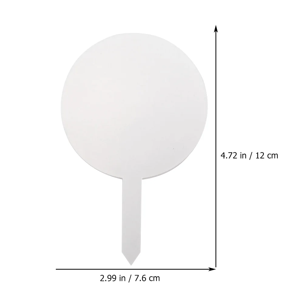 

6pcs Garden Markers Plant Label Tags Acrylic Distinguish Signs For Flower Beds Pots Lawns Vegetable Classification Yard Decor