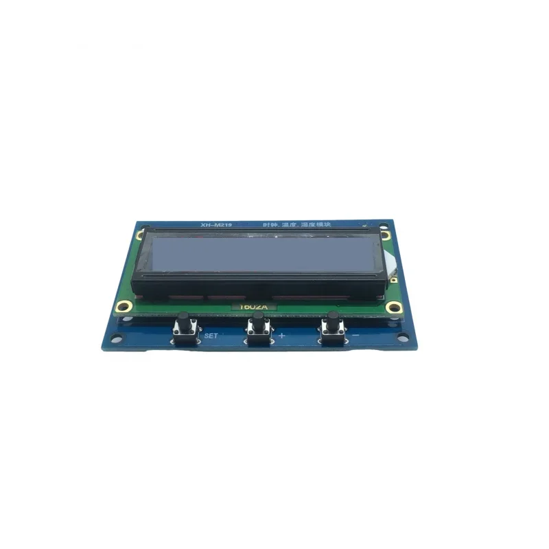 XH-M219 Clock Timing Temperature and Humidity Synchronous Display Module1602LCD Integrated Thermometer Moisture Meter