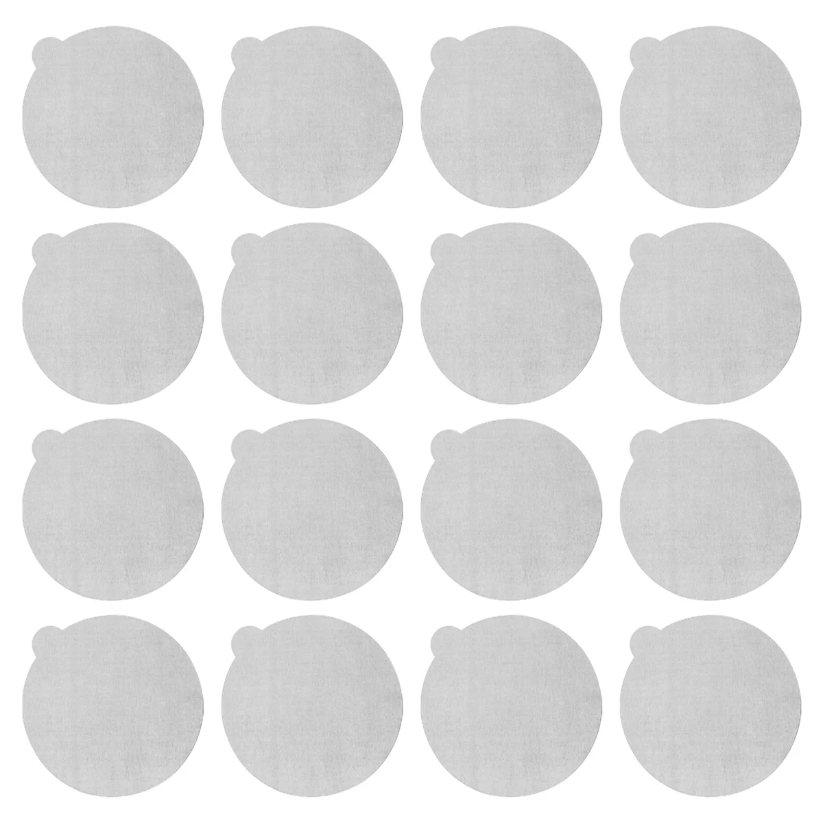 ABQR 100 قطعة 62 مللي متر كبسولة القهوة القابل للتصرف الأختام رقائق كريم رغوة القهوة تصفية غطاء ملصق ل Vertuo