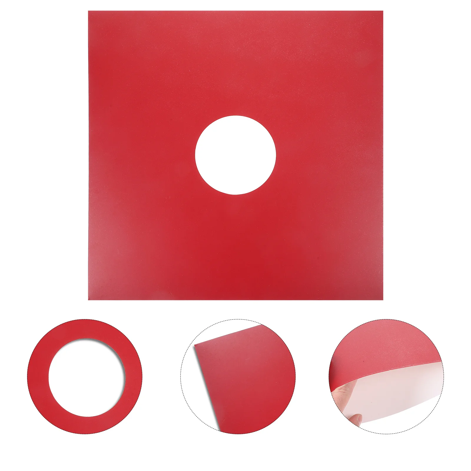 

4Pcs Vinyl Record Protective Sleeves Dust-Proof Scratch-Resistant for Long-Term Storage and Display Polypropylene Vinyl Covers