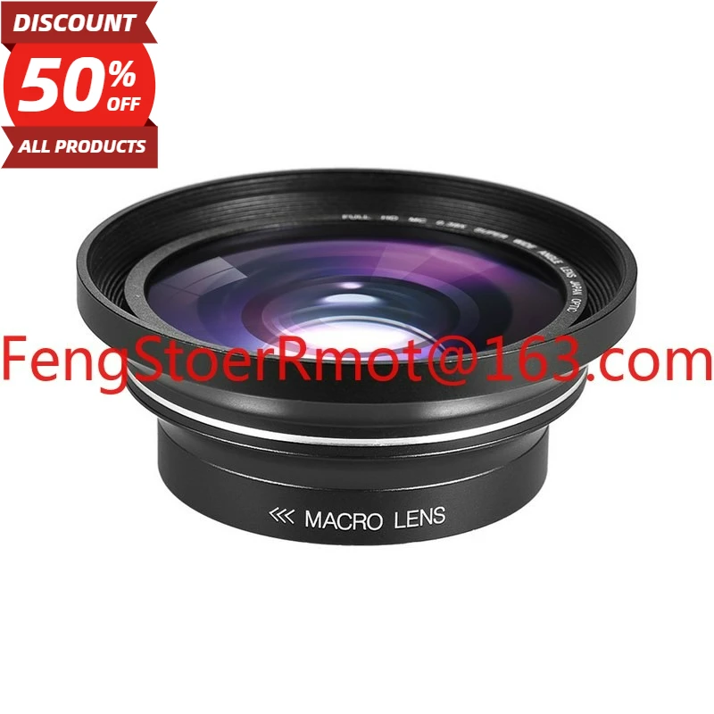 37 мм 0,39X широкоугольный макрообъектив высокой четкости, сменный аксессуар для цифровой камеры Ordro Andoer
