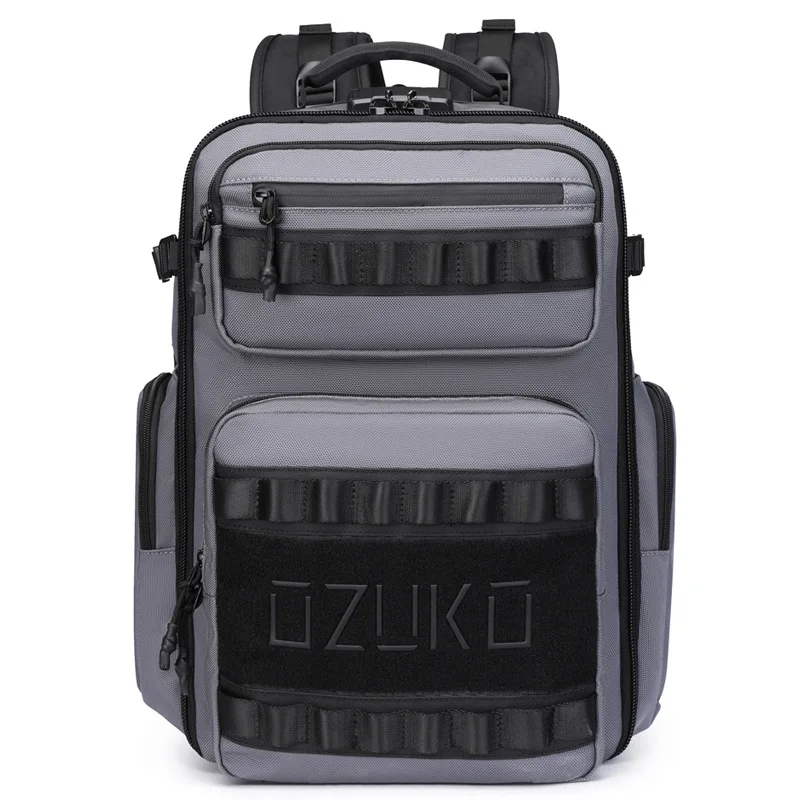 Ozuko Backpack Large Capacity Waterproof Abrasion Resistant Lightweight Multifunction Outdoor Sport Bag