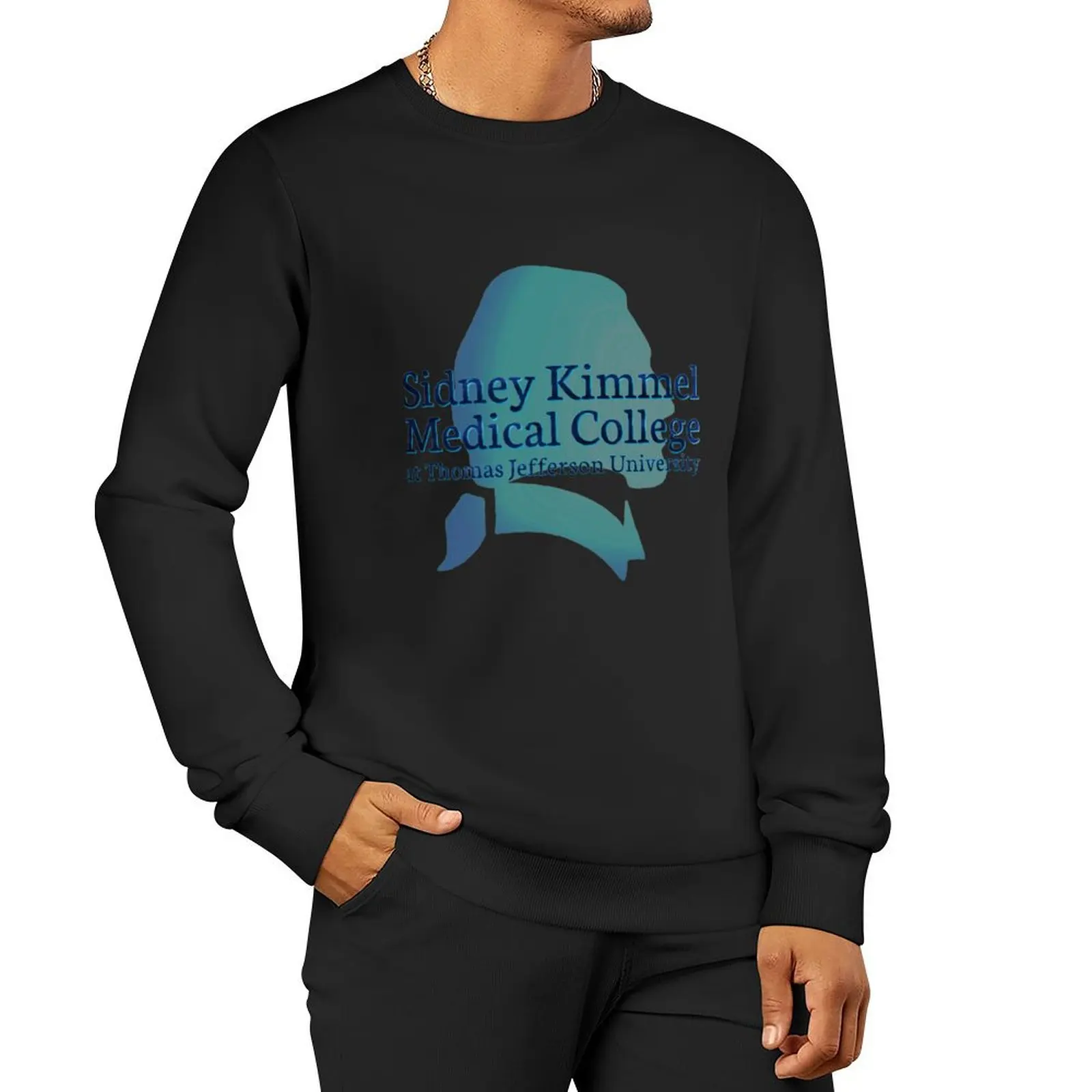 Sidney Kimmel Medical College Pullover Hoodie autumn men's coat japanese style men's autumn clothes sweatshirts for men