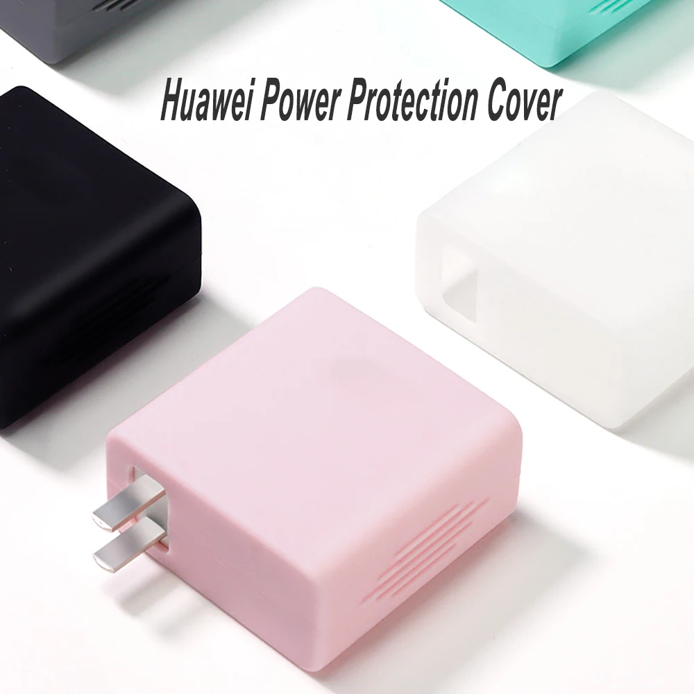 Laptop Charger Protective Case for Huawei MateBook13 14 D14 D15 Dustproof Silicone Adapter Cover Anti-fall Shell 65W Accessories