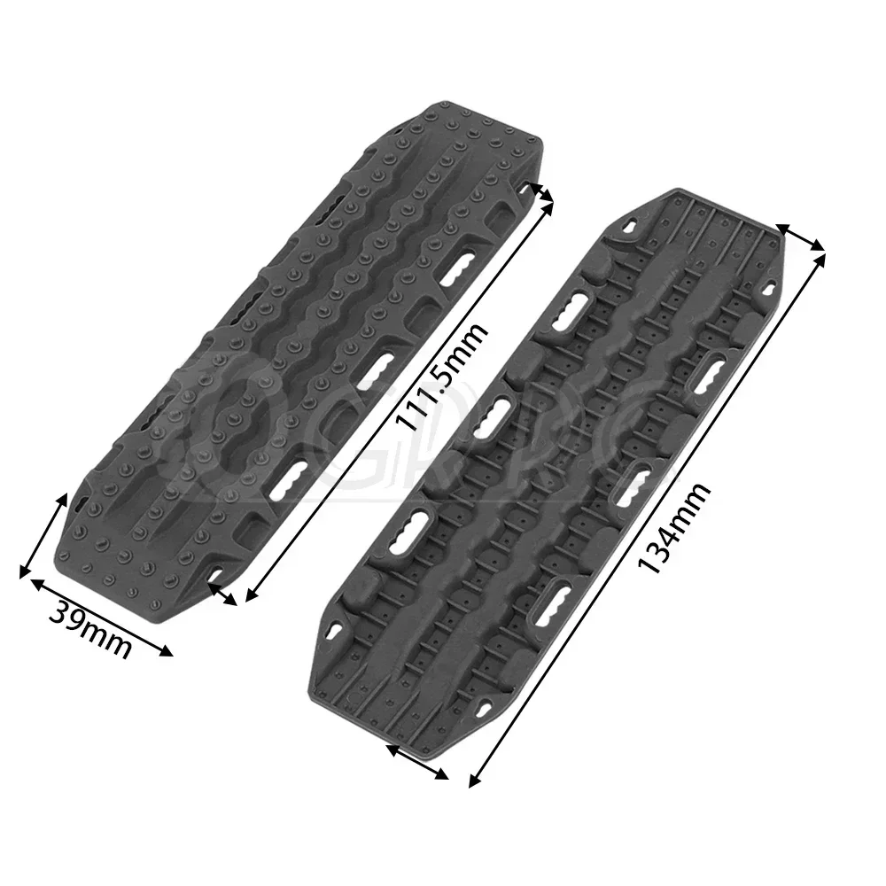 1 para plastikowych desek ucieczkowych do 1/10 RC Crawler Car Traxxas TRX4 Defender Bronco TRX6 AXIAL SCX10 D90 DIY Accessorie