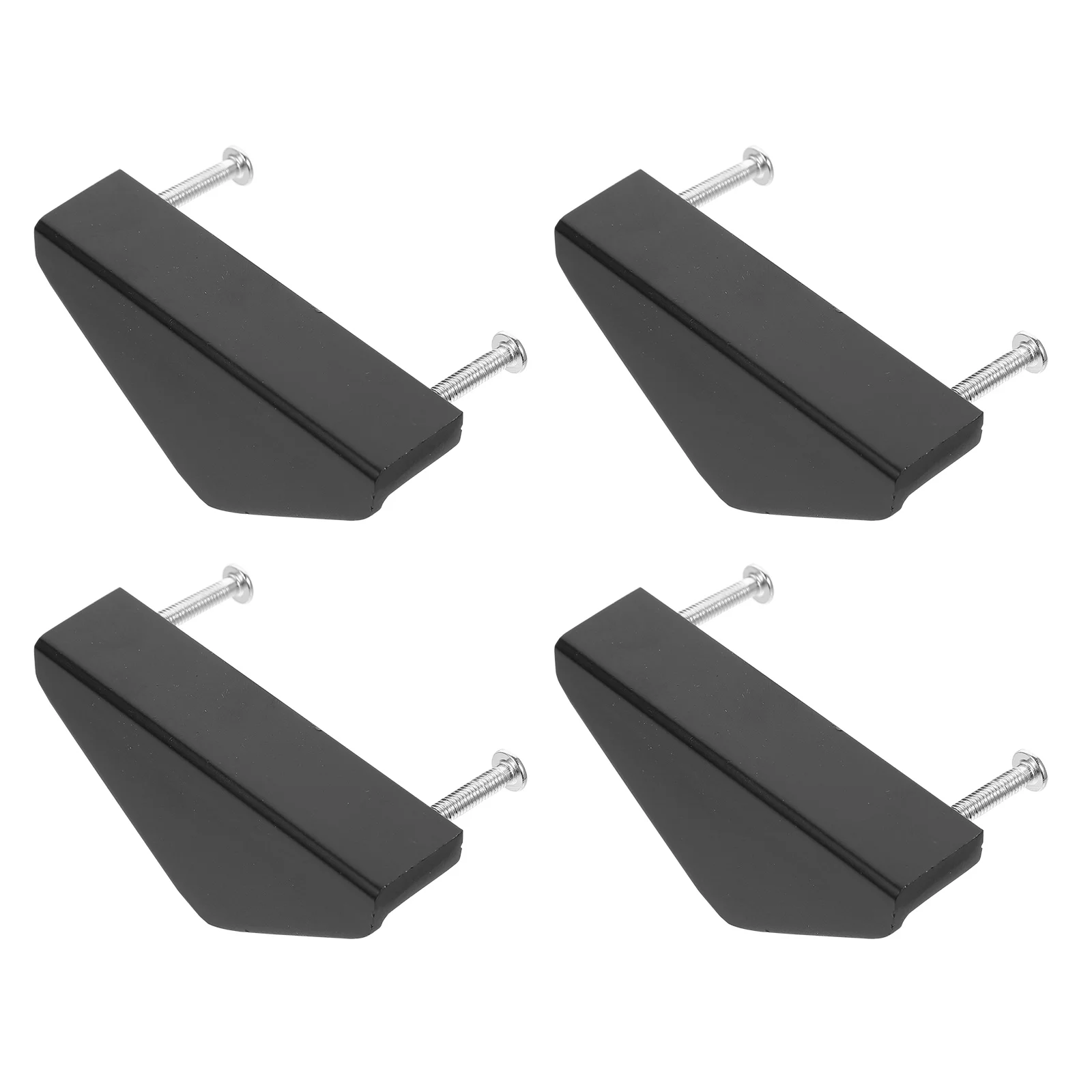 

4pcs Cabinet Pull Handles Triangle Aluminum Space Hardware Drawer Knobs Door Handles Home Furniture Closet Cupboard Wardrobe