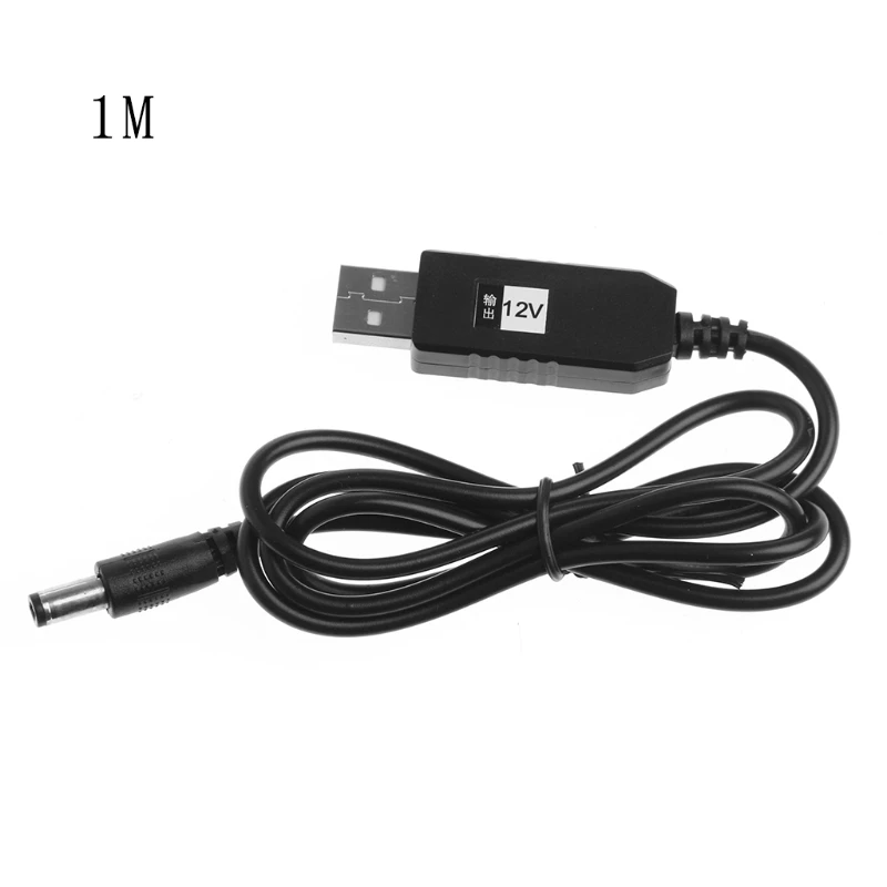 USB for DC 5V Boost to 12V Step up Cable Module Voltage Converter 2.1x5.5mm Male Connector for Camera,routers,Table lamp