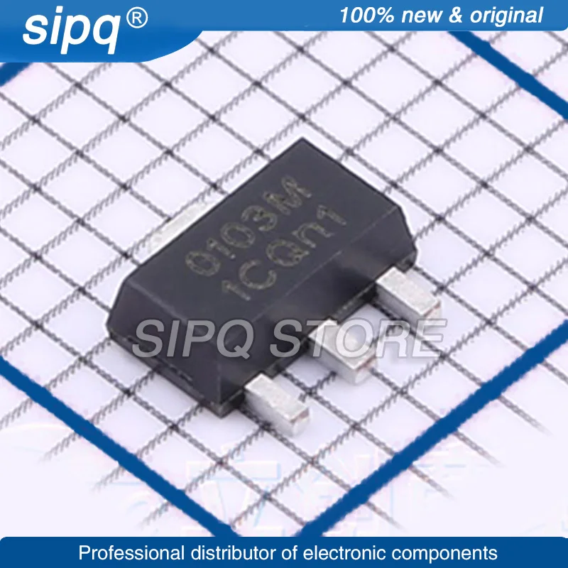 

100 шт./партия, NCE0103M 0103M 100V 3A 160MΩ @ 10V,3A 1,5 W 2V @ 250UA 1 шт. snchannel SOT-89-3 MOSFET, оригинальная Стандартная продукция