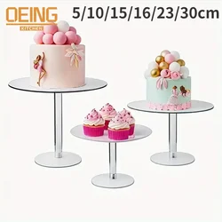 Acrylic Cake stand Detachable Wedding Dessert Baby Shower Birthday Party Paper Cups Muffin Pastry Cake Decorating Rack Tools