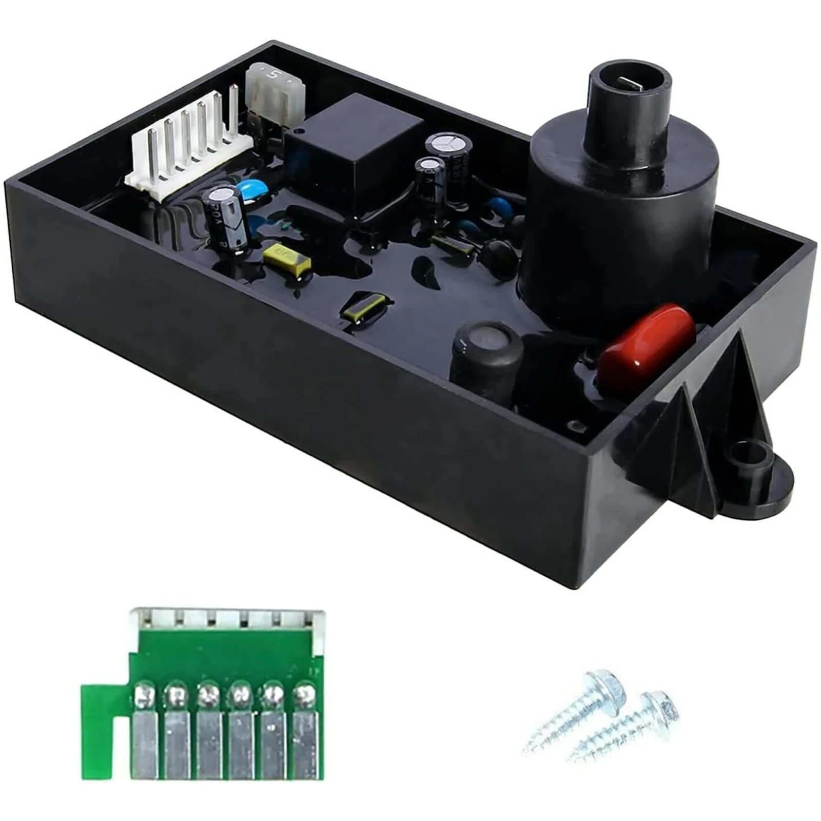 RV Water Heater Control Board With Adapter & Screw Kit 91367 93257 93307 91420 For Atwood GCH6-4E GCH6-6E Car Accessories Black