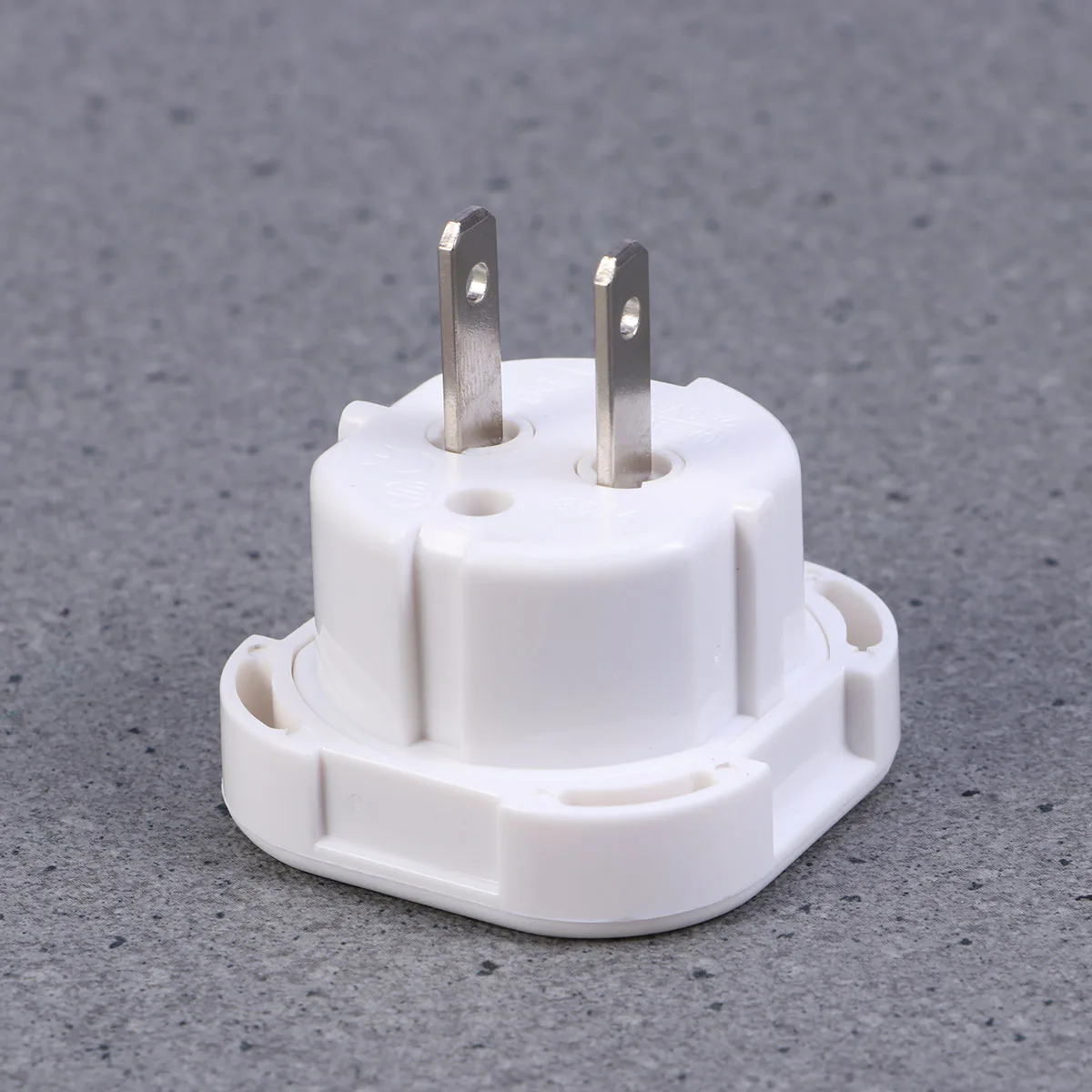 

4 Pcs Plug Power Adapter Plugin Socket Uk to Au Dual Purpose Tip Converter White