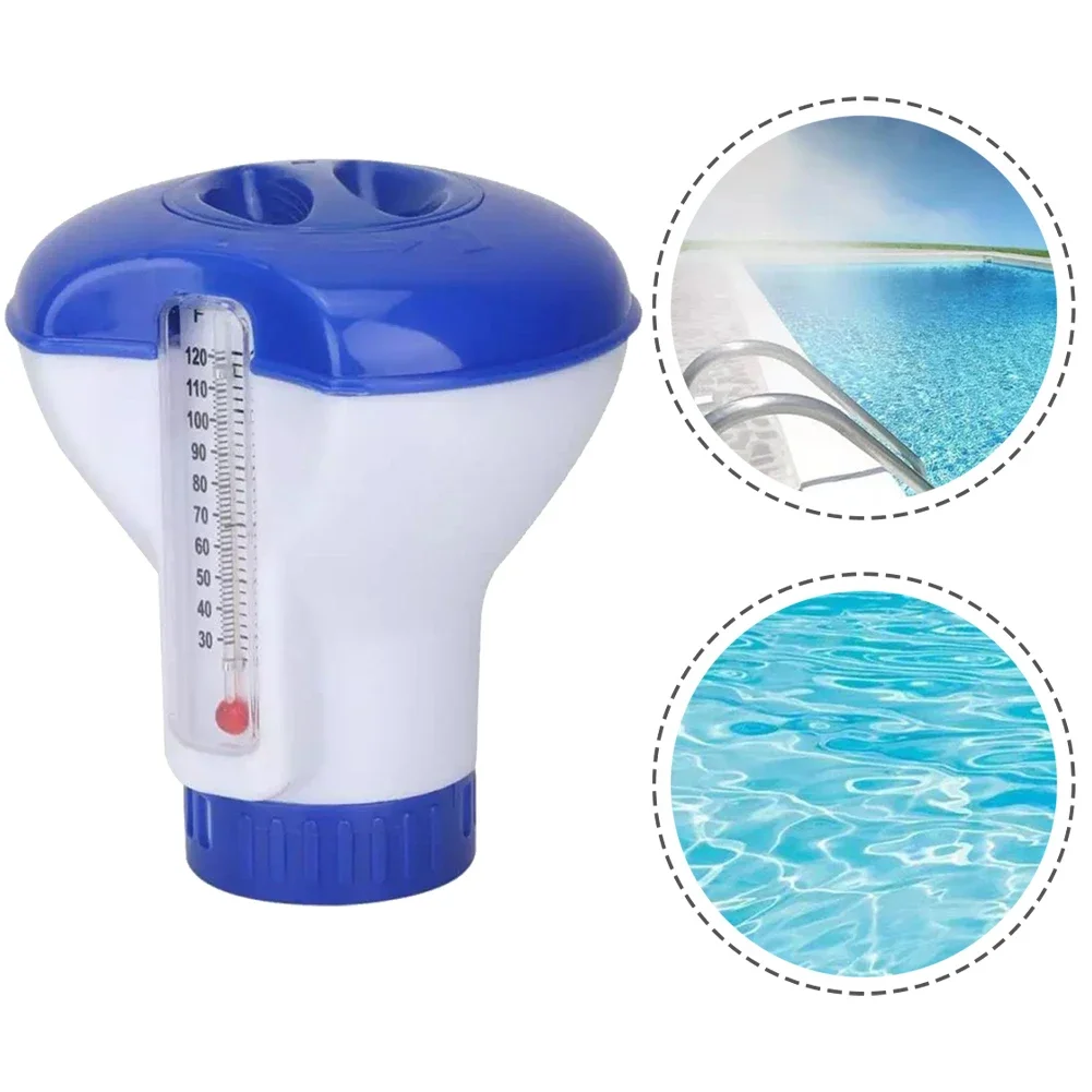 

1 PC Hot Sale 12cm 4.7inch Plastic Floating -Chemical -Chlorine Dispenser Massage Bathtub Spas Swimming Pool Accessories