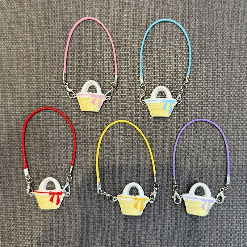 

Clothes Accessories For Labubu 15 Cm 17 Cm Dolls 1st To 3rd Generation Pendant Mini Pearlized Shimmer Bowknot Bag Hanging Neck