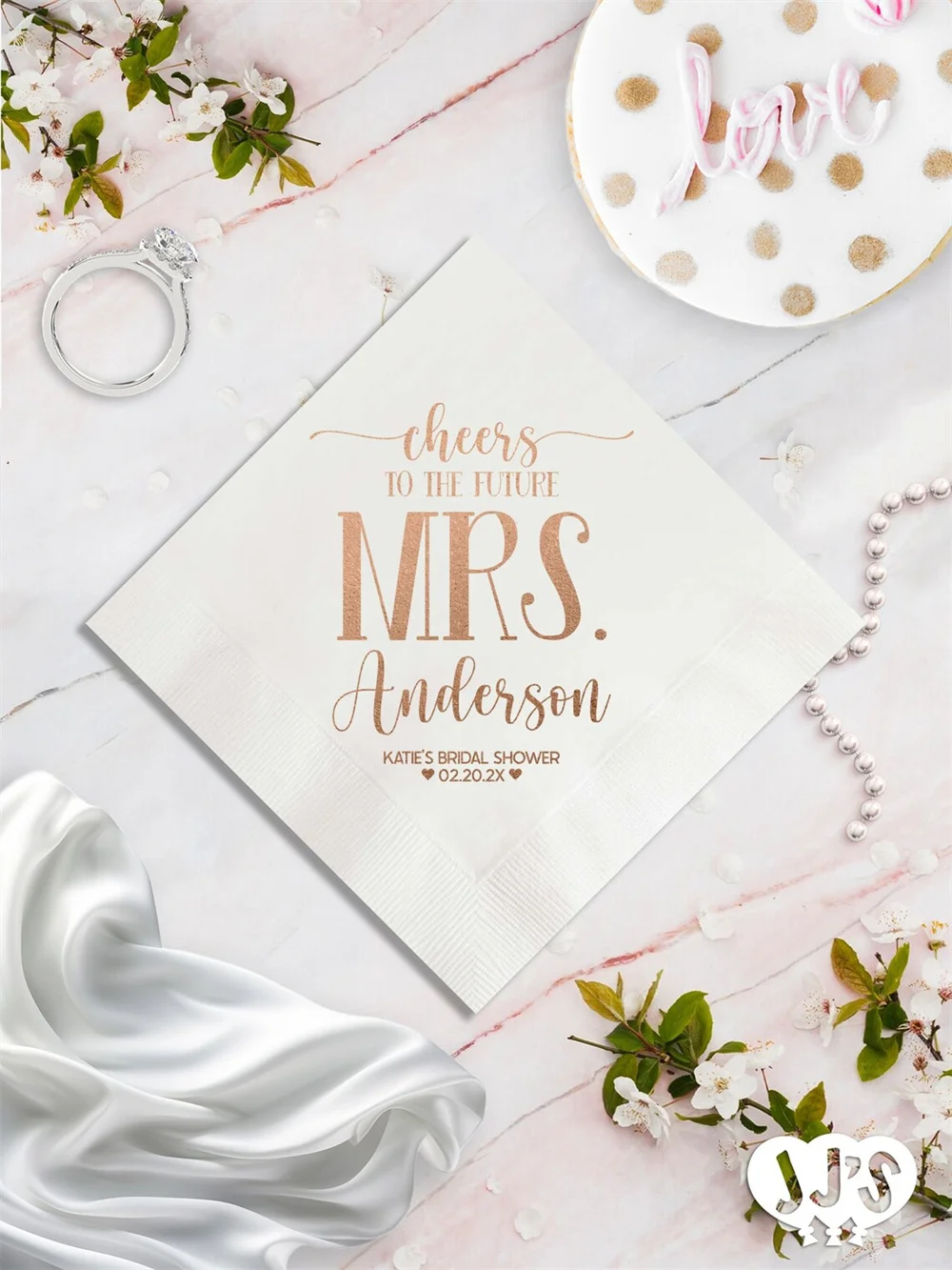 

50PCS Personalized Bridal Shower Napkins Brunching with the Bride - Party Napkins - Cocktail Napkins Wedding - Wedding Napkins