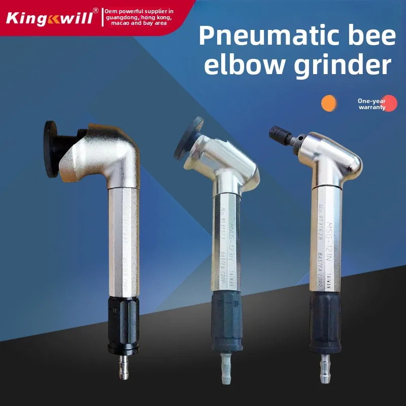 

Pneumatic Elbow Grinder Little Bee Polisher 45 Degrees 90 Degrees Sandpaper Grinding Wheel Flat Grinding Polishing Angle Grinder