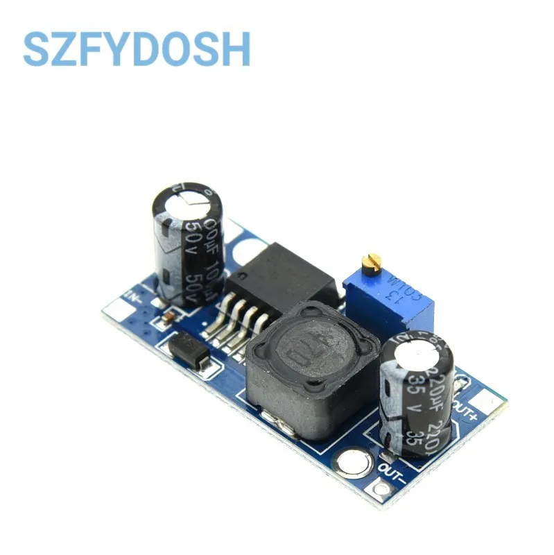 Módulo de fuente de alimentación reductor, regulador de voltaje, ajustable, LM2596s, DC-DC, 3A, 24V, 12V, 5V, 3V