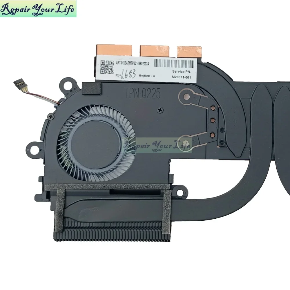 CPU Cooling Fan Heatsink for HP Spectre 13-AW Aw2042TU Aw0081nr Aw0013dx Thermal Module Heat Sink Fan M20071-001 M21249-001 New