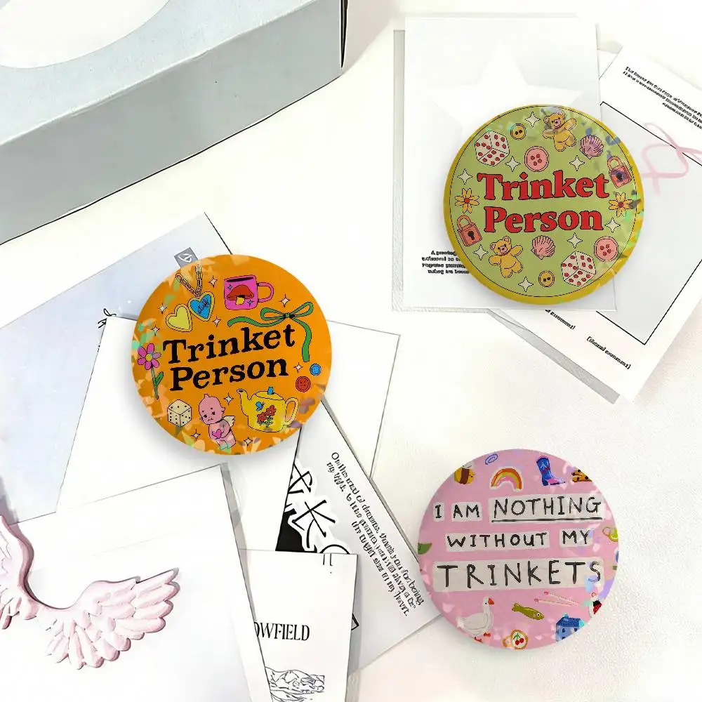Trinket Person Laser Badge Clothes Backpacks Hats Accessories Gifts For Children Friends Fans Collectibles