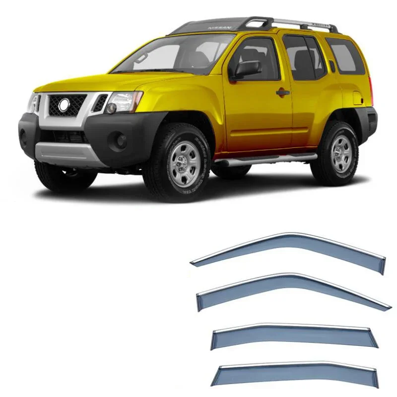 Weather Shields Window Visor Car Side Window Deflector For Nissan Xterra 1999-2002 2003 2004 Roniz 1999-2005 2006 2007 2008 2009