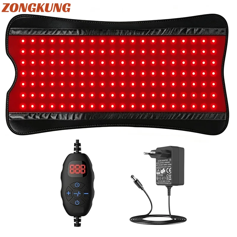 140leds-red-light-therapy-belt-660nm-850nm-near-infrared-red-light-therapy-puls-light-modes-for-body-back-and-waist-pain-relief