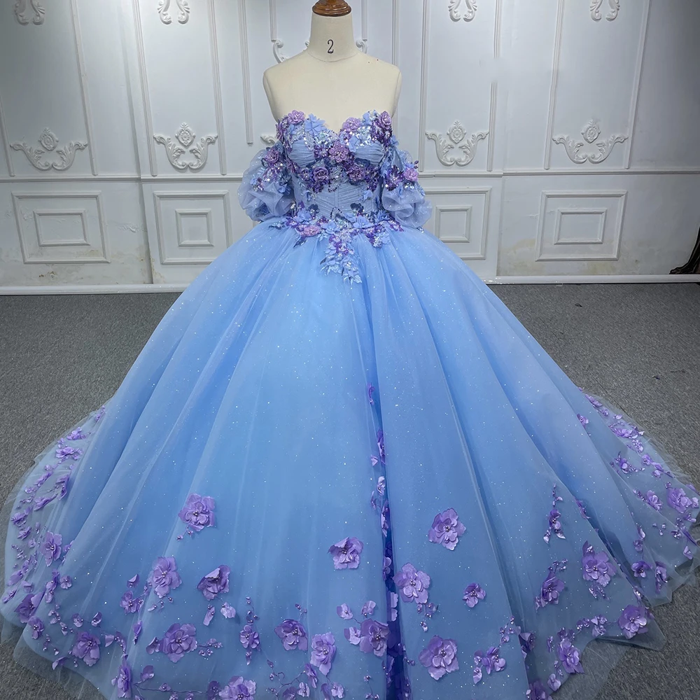 Gaun malam romantis untuk wanita gaun pesta Tulle gaun malam Sweetheart 2023 DY1148 applique Vestidos De Cóctel