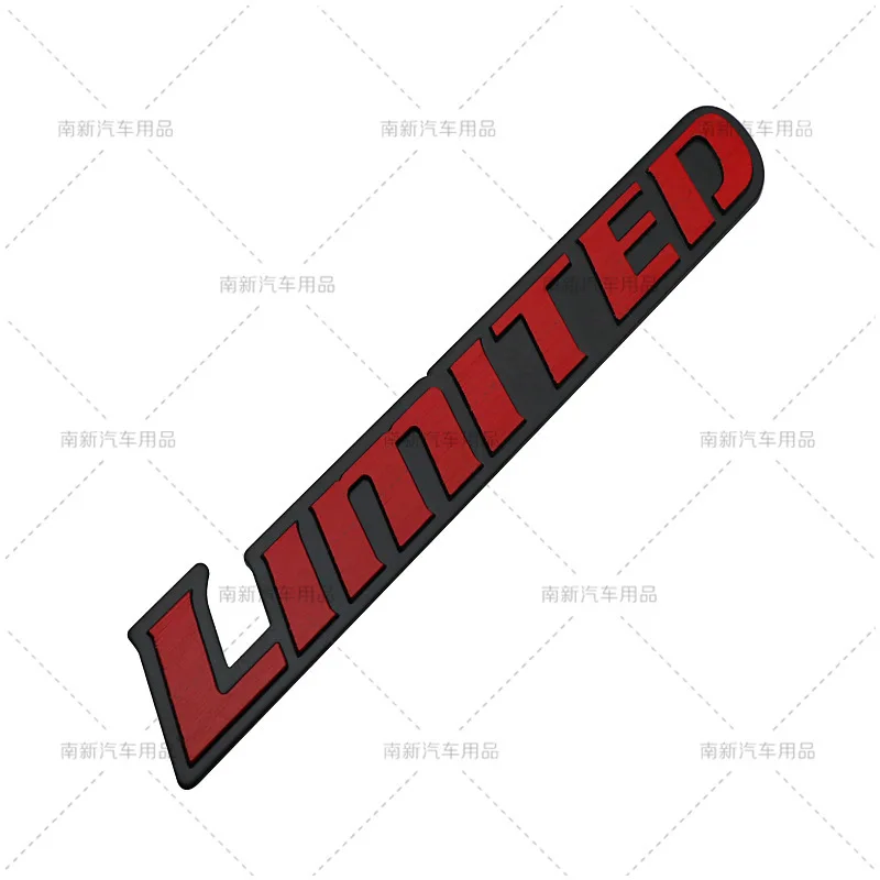 LIMITED Car Emblem Badge Sticker Brushed Metal Logo Fit For Toyota Highlander Auto Exterior Styling Modification Accessories