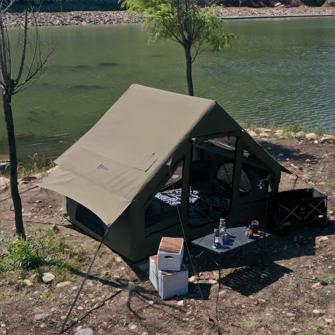 Tienda de campaña impermeable ignífuga inflable para la playa y la conducción